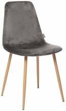 Söögitool Atmosphera Roka 140295J, 51 x 44 x 85.5 cm, hall/helepruun