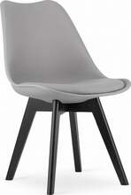 Söögitool Hurtmeblowy Mark, 43 x 49 x 82cm, hall/must