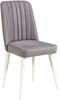 Söögitool Kalune Design Stormi 0701 - B, 49 x 47 x 90 cm, matt, valge/hall