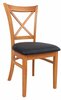 Söögitool Home4you Mix & Match 20818, 43 x 43 x 90.5 cm, pruun/must