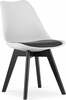 Söögitool Hurtmeblowy Mark, 43 x 49 x 82 cm, must/valge