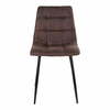 Söögitoolide komplekt House Nordic Middelfart, 55 x 44 x 86 cm, tumepruun/must, 2 tk