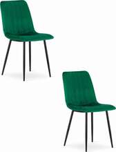 Toolide komplekt Leobert Lava, 2 tk, 51 x 43 x 90 cm, tumeroheline samet