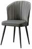 Toolide komplekt Kalune Design Rubi 107BCK1101, 4 tk, 42 x 52 x 85 cm, matt, must/hall