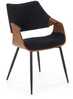 Söögitool Halmar K586, pähkel/must, V-CH-K/586-KR