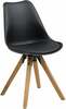 2-toaline toolide komplekt Actona Dima O, 55 x 48.5 x 85 cm, must/pruun