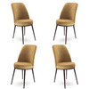 Toolide komplekt Hanah Home Dexa, 4 tk, cappuccino pruun, metallraam