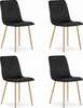Toolide komplekt Leobert Lava, must/pruun, 4 tk