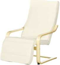 Lamamistool HOMCOM, 66,5 x 94 x 100 cm, kask, kreemjas valge