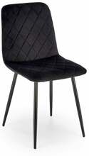 Söögitool Halmar K525, 55 x 47 x 89 cm, must