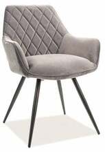Söögitool Signal Meble Modern Linea Velvet, 59 x 43 x 82 cm, hall