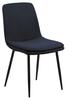 Söögitool Becca Basel 8952, 55 x 46 x 85.5 cm, tumesinine, must matt teras, 1 tk