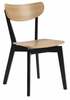 Söögitool Home4you Roxby AC85660, 55 x 45 x 79.5 cm, pruun/must