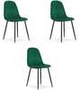 Toolide komplekt Leobert Asti, 50.5 x 44.5 x 87.5 cm, tumeroheline samet, 3 tk