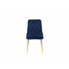 Söögitool Venture Design Velvet Lyx, 66 x 50 x 88.5 cm, sinine