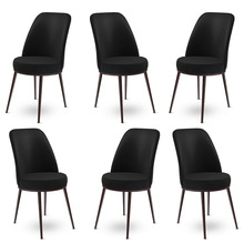 Toolide komplekt Hanah Home Dexa, 6 tk, must/pruun, metallraam
