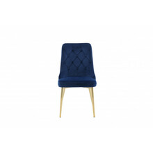 Söögitool Venture Design Velvet Lyx, 66 x 50 x 88.5 cm, sinine