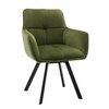 Söögitool Domoletti DN0629, 53 x 50 x 82 cm, khaki/roheline