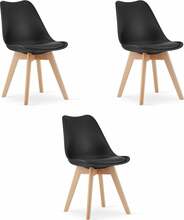 Toolide komplekt Leobert Mark, 3 tk, 43 x 49 x 82 cm, must