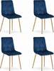 Toolide komplekt Leobert Libra, 54 x 45 x 86.5 cm, sinine/pruun, 4 tk