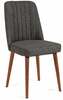 Söögitool Kalune Design Vina 1053, 46 x 46 x 85 cm, antratsiit/pähkel