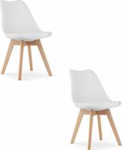 Toolide komplekt Leobert Mark, 45 x 49 x 82 cm, valge, 2 tk