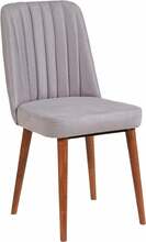 Söögitool Kalune Design 869, 46 x 46 x 85 cm, pähkel/heleroosa