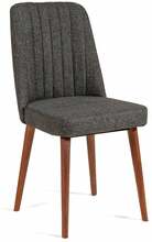 Söögitool Kalune Design Vina 1053, 46 x 46 x 85 cm, antratsiit/pähkel