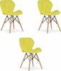 Toolide komplekt Leobert Lago, 52.5 x 47 x 74 cm, kollane, 3 tk