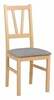 Söögitool BLACK RED WHITE Filo, 50 x 43 x 94 cm, matt, pruun/hall