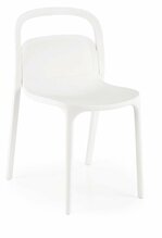 Söögitool Halmar K490, 55 x 46 x 80 cm, valge