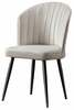 Toolide komplekt Kalune Design Rubi 107BCK1139, 2 tk, matt, must/kreemjas, 42 x 52 x 85 cm