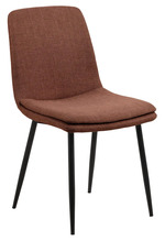 Söögitool Becca Basel 44, 55 x 46 x 85.5 cm, terrakota, teras matt must, 1 tk