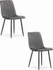Toolide komplekt Leobert Turin, 53 x 44.5 x 88.5 cm, tumehall samet, 2 tk