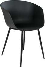 Söögitool House Nordic Roda, 53 x 54.5 x 79 cm, matt, must