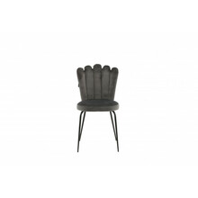 Söögitool Venture Home Limhamn, 54 x 44.5 x 82.5 cm, 2 tk, must/hall, samet