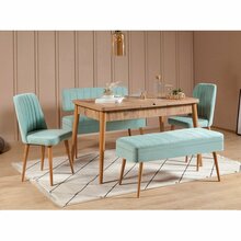 Elutoa mööblikomplekt Kalune Design Vina, sise, türkiis/roheline