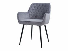 Söögitool Black Red White Nicolas, 58 x 56 x 79 cm, hall