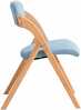 Kokkupandav tool Sobuy FST92-BL, 47 x 60 x 77 cm, heledast pruunist/helesinisest kangast