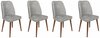 Toolide komplekt Kalune Design Alfa 468 V4, 49 x 50 x 90 cm, matt, hall/pähkel