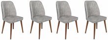 Toolide komplekt Kalune Design Alfa 468 V4, 49 x 50 x 90 cm, matt, hall/pähkel