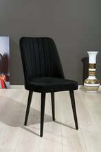 Toolide komplekt Kalune Design Vega 107BCK1106, 4 tk, matt, must, 45 x 46 x 92 cm