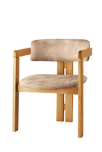 Söögitool Hanah Home CO-041, 58 x 76 x 49 cm, tamm, beež
