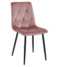 Toolide komplekt Leobert Libra, roosa samet, mustad jalad, 3 tk