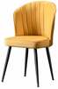Toolide komplekt Kalune Design Rubi, 42 x 52 x 85 cm, matt, must/kollane, 2 tk