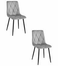 Toolide komplekt Leobert Libra, 54 x 44.5 x 86.5 cm, helehall samet/must, 2 tk