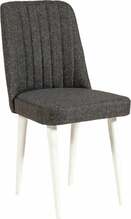 Söögitool Kalune Design Vina 1053, 46 x 46 x 85 cm, antratsiit/valge