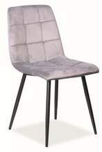 Söögitool Signal Meble Mila Velvet, 41 x 45 x 86 cm, helehall