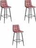 Toolide komplekt Leobert Arceto, 3 tk, 43.5 x 32.5 x 104 cm, tumeroosa/must