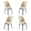 Toolide komplekt Hanah Home Dexa, 4 tk, kreem/pruun, metallraam